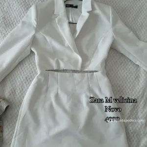 NOVO zara haljina M vel bele boje dug rukav