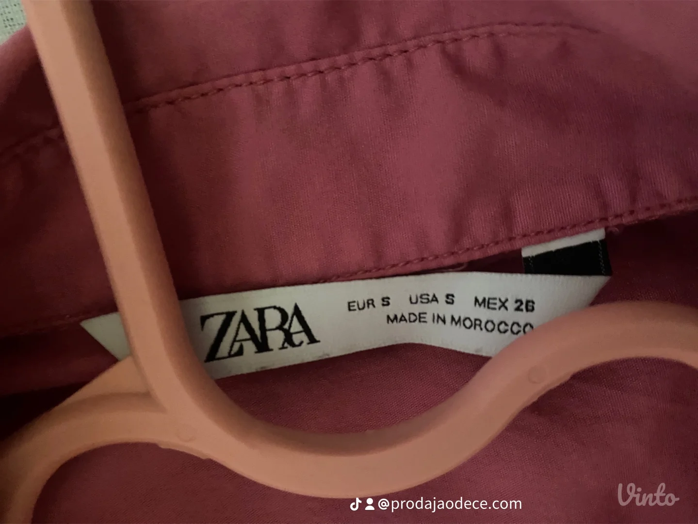 Zara kosulja roze boje S vel