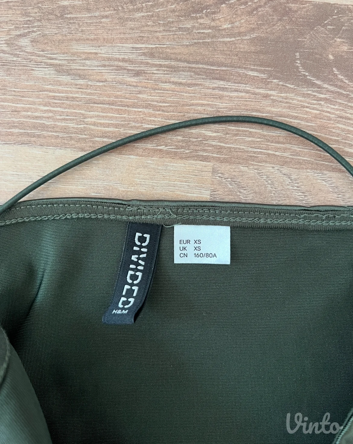 H&M zelena haljina