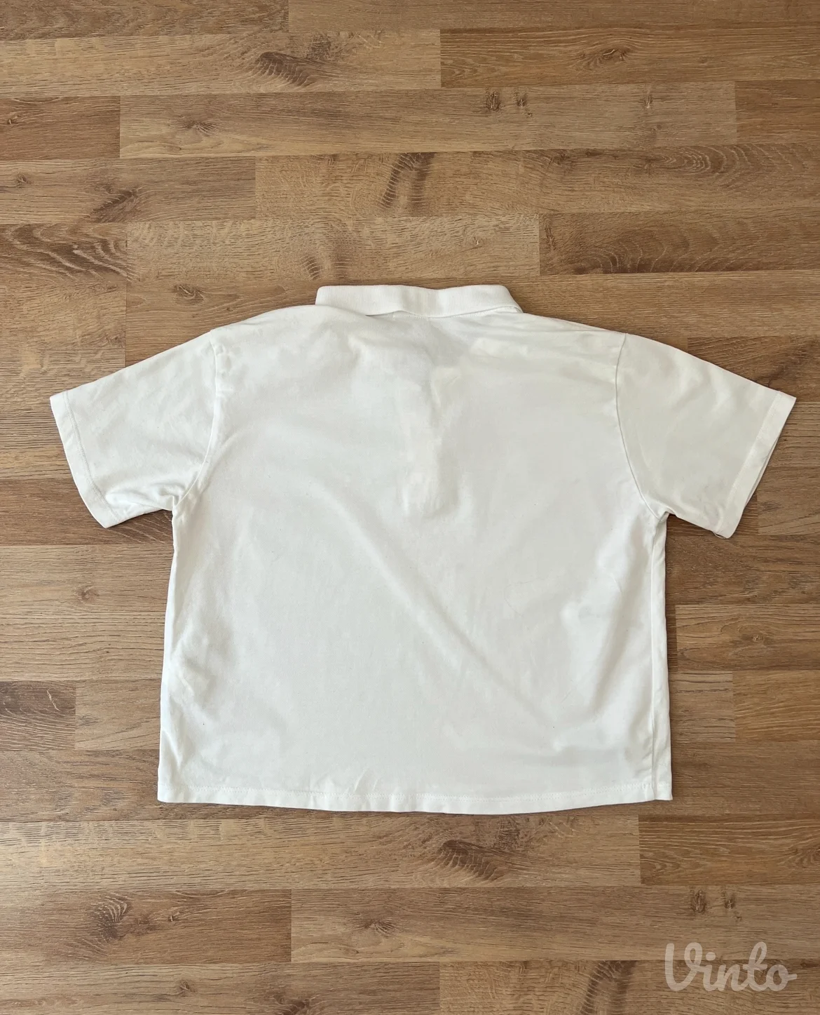 Stradivarius bela polo majica