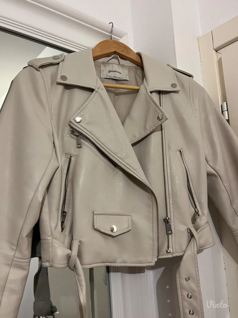 Stradivarius kožna jakna