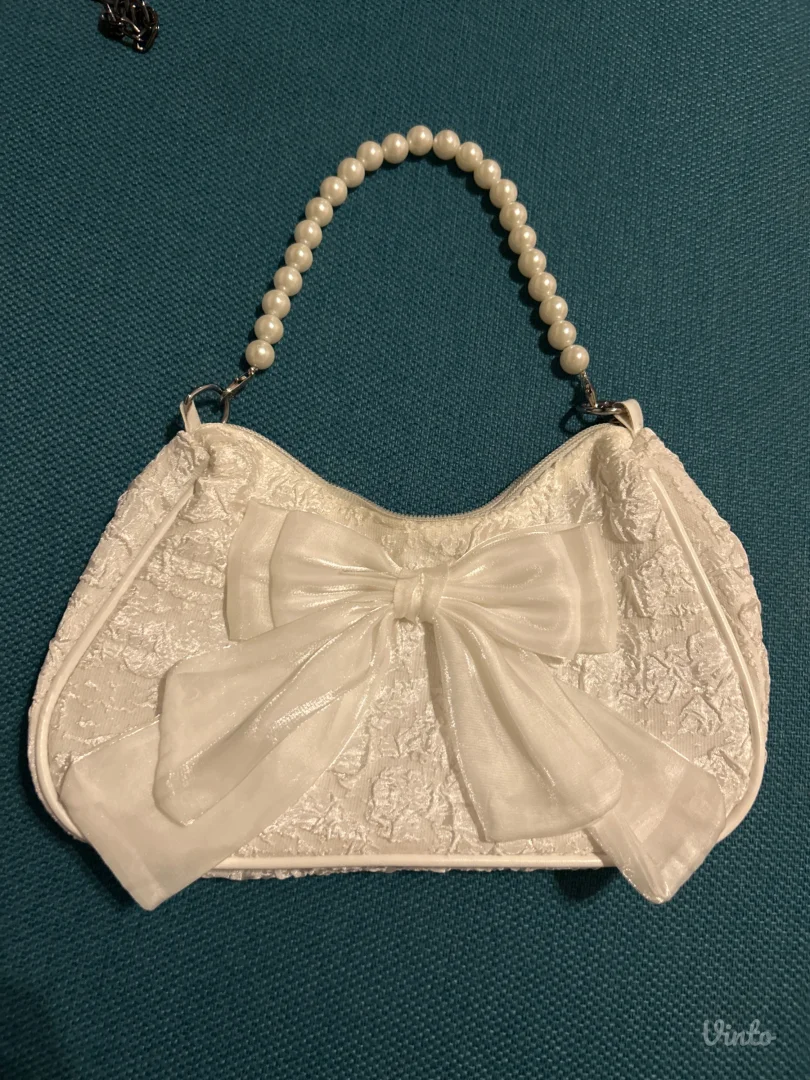 SHEIN Bela torbica sa mašnom