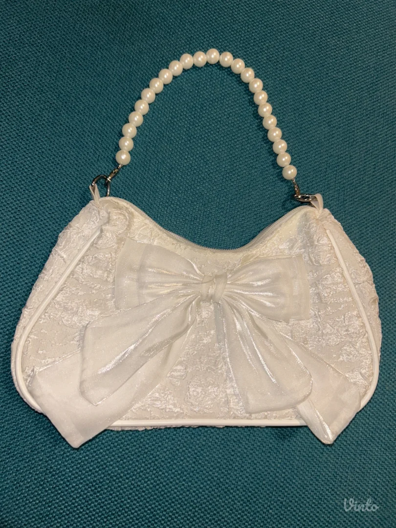 SHEIN Bela torbica sa mašnom