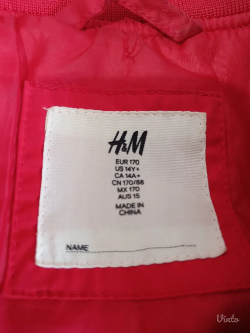 Crvena ženska jakna