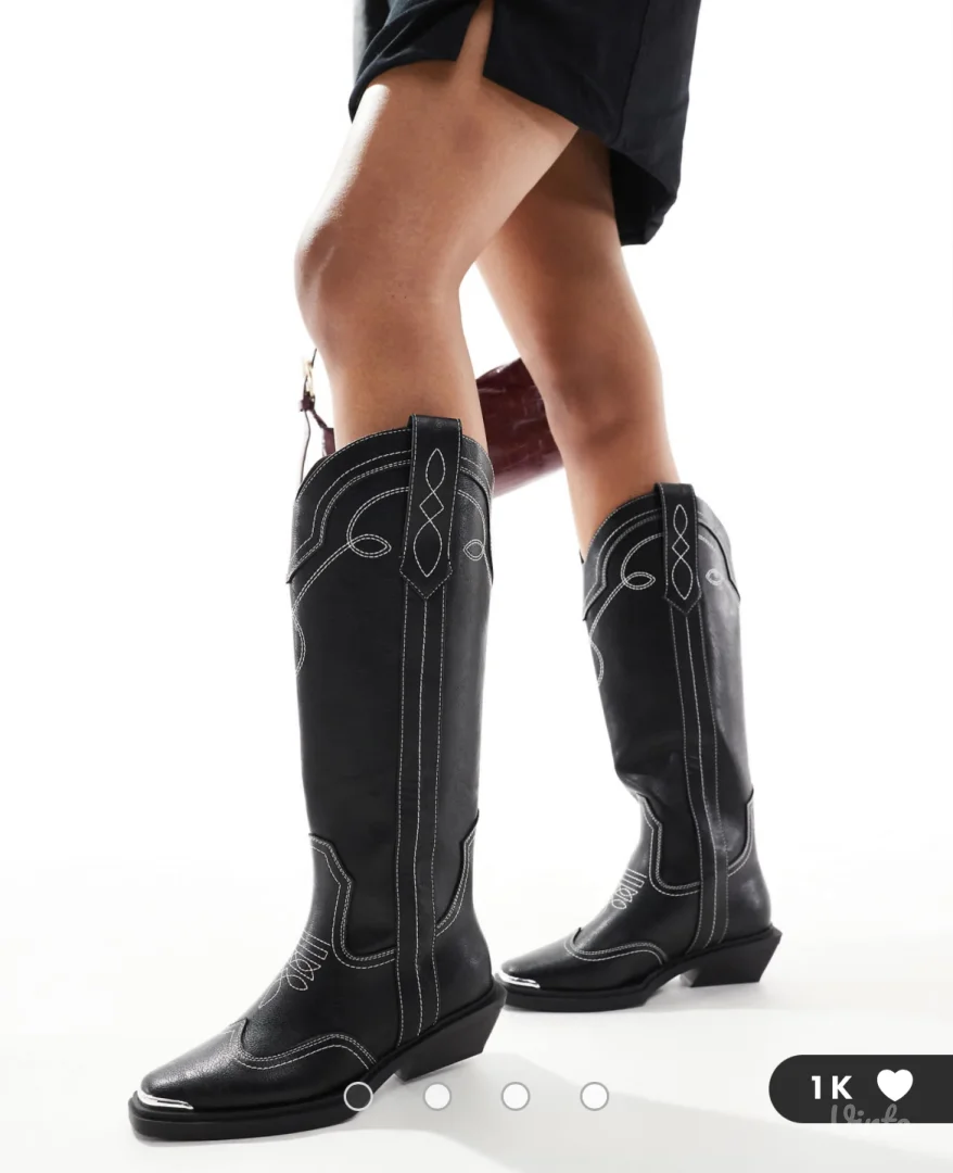 ASOS Crne Nove Kaubojke