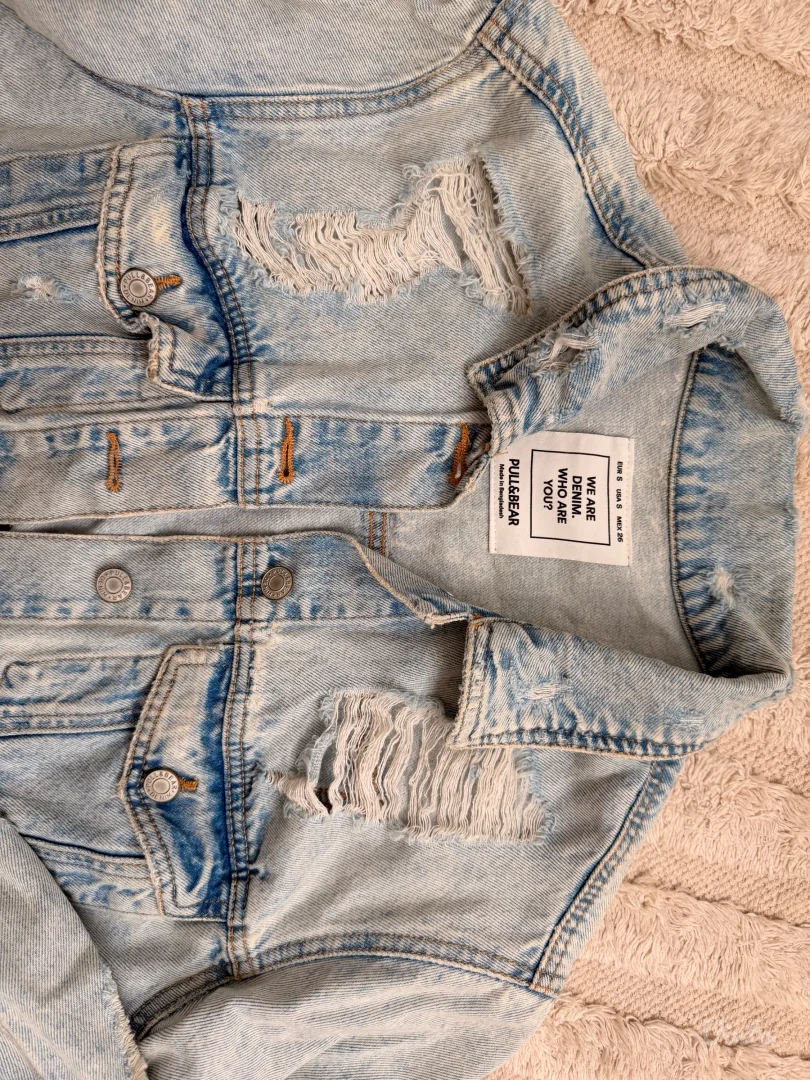 Teksas jakna oversized