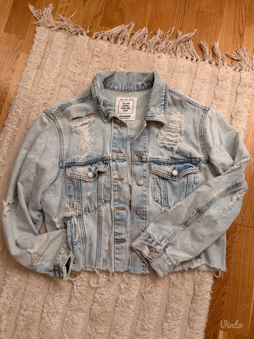 Teksas jakna oversized