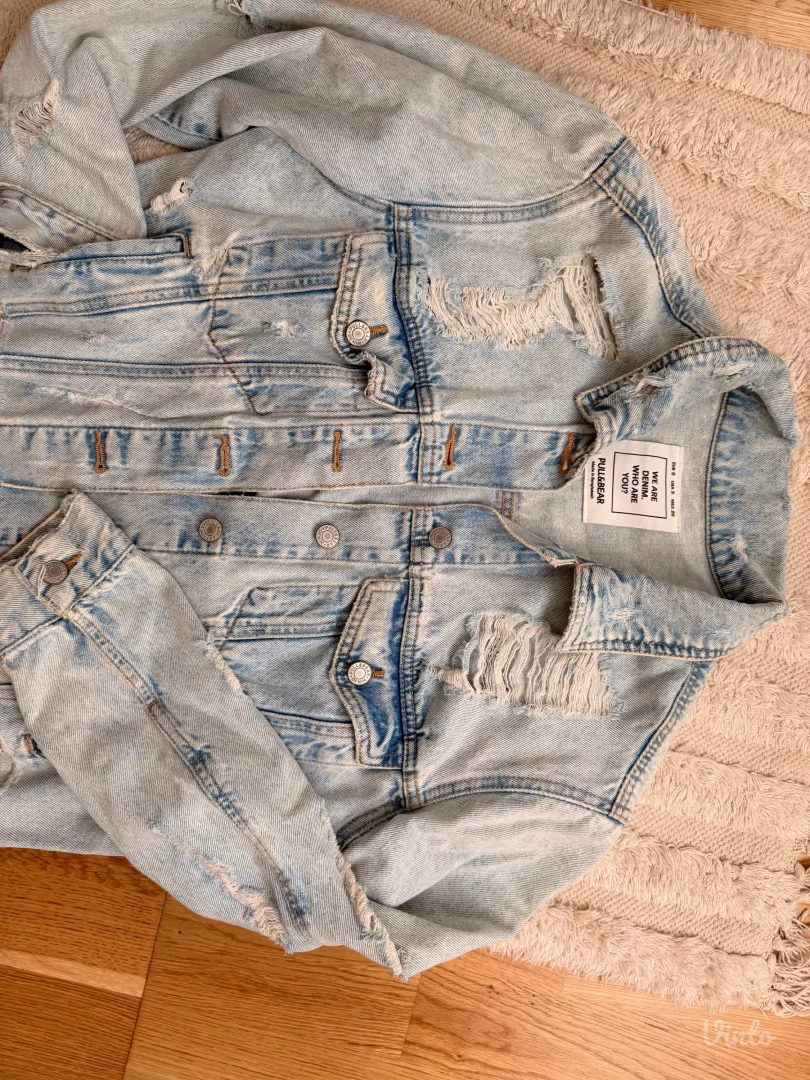 Teksas jakna oversized