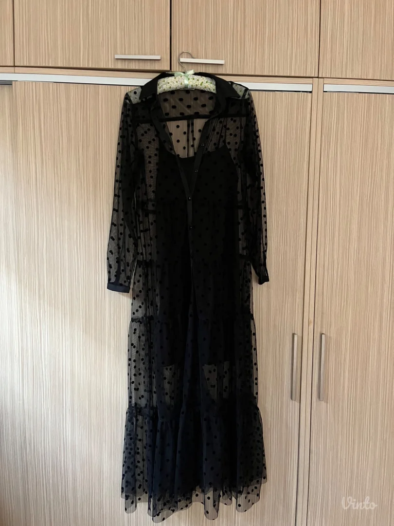 haljina od tila sa podhaljinom