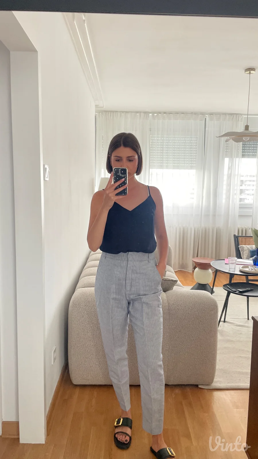 Zara lanene pantalone