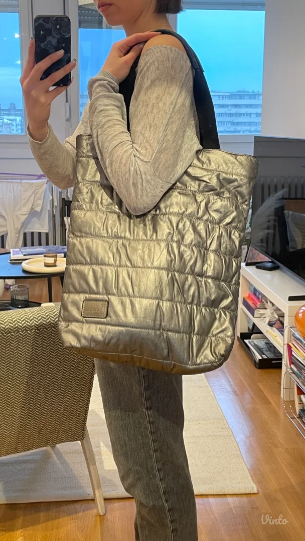 PS fashion srebrna torba