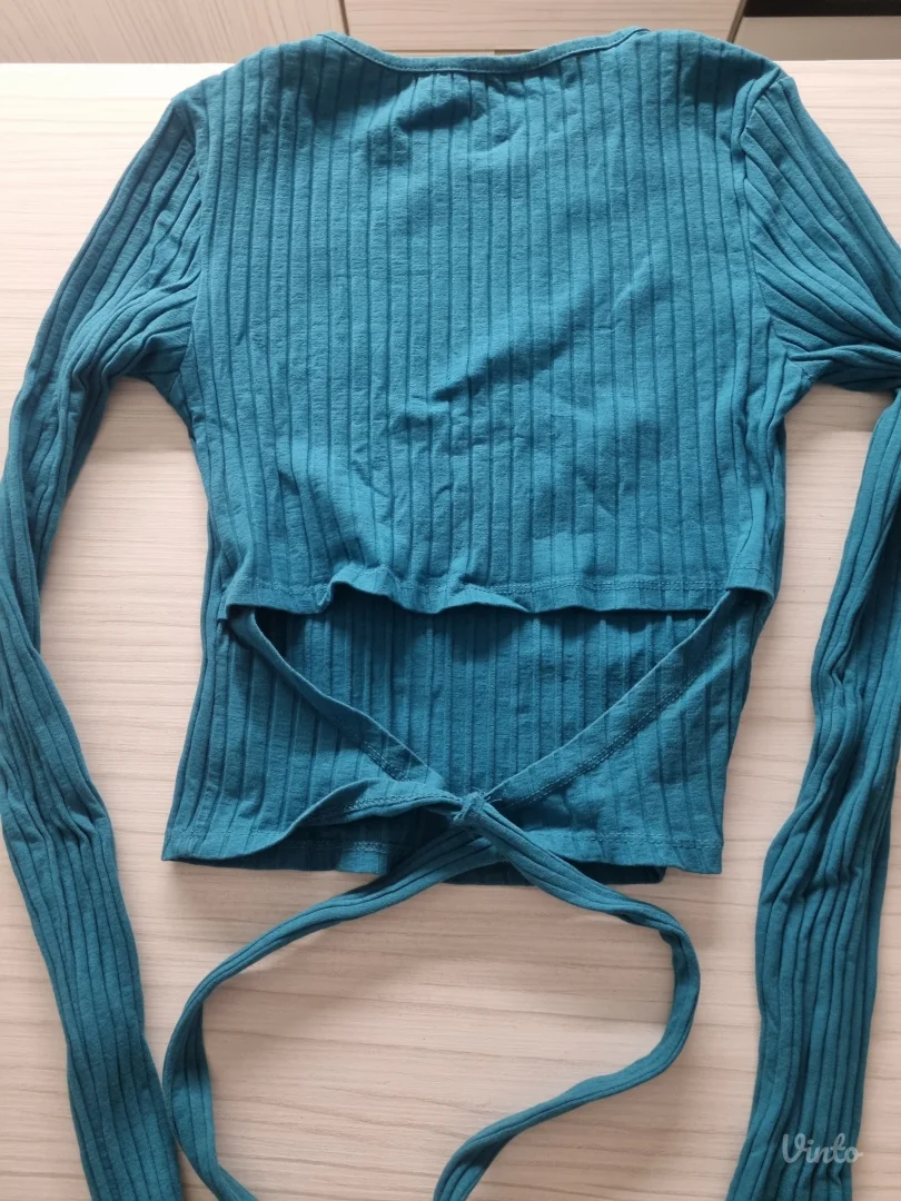 New yorker-plava bluza sa masnom