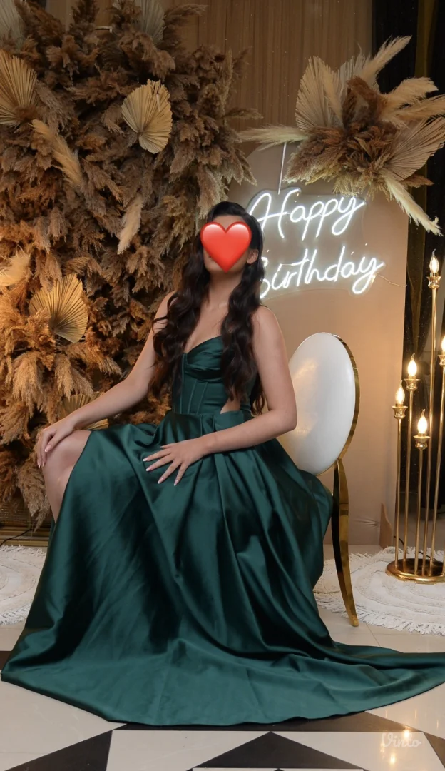 Zelena svecana haljina