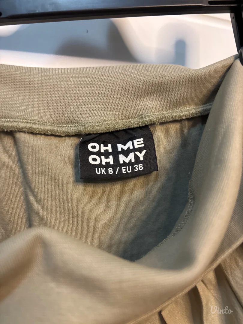 Bubble maslinasta mini suknja