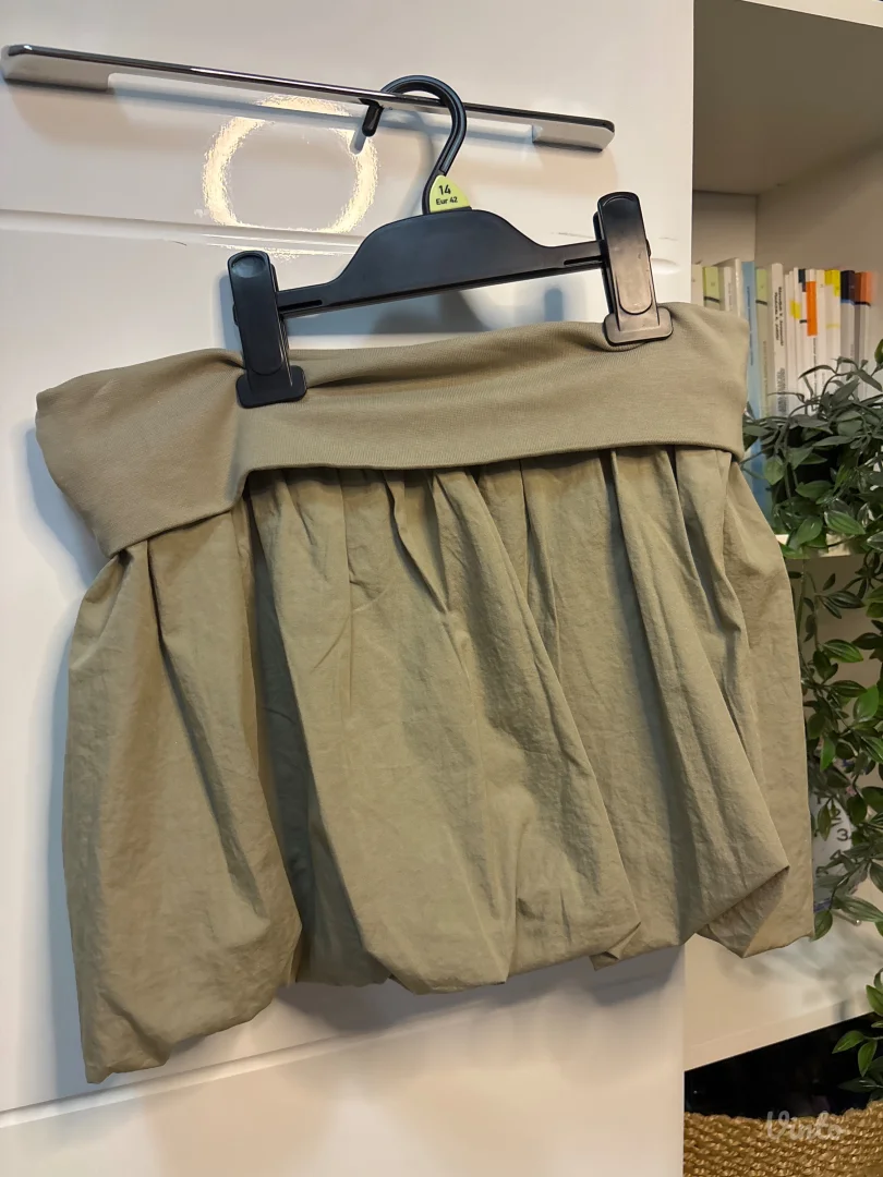 Bubble maslinasta mini suknja