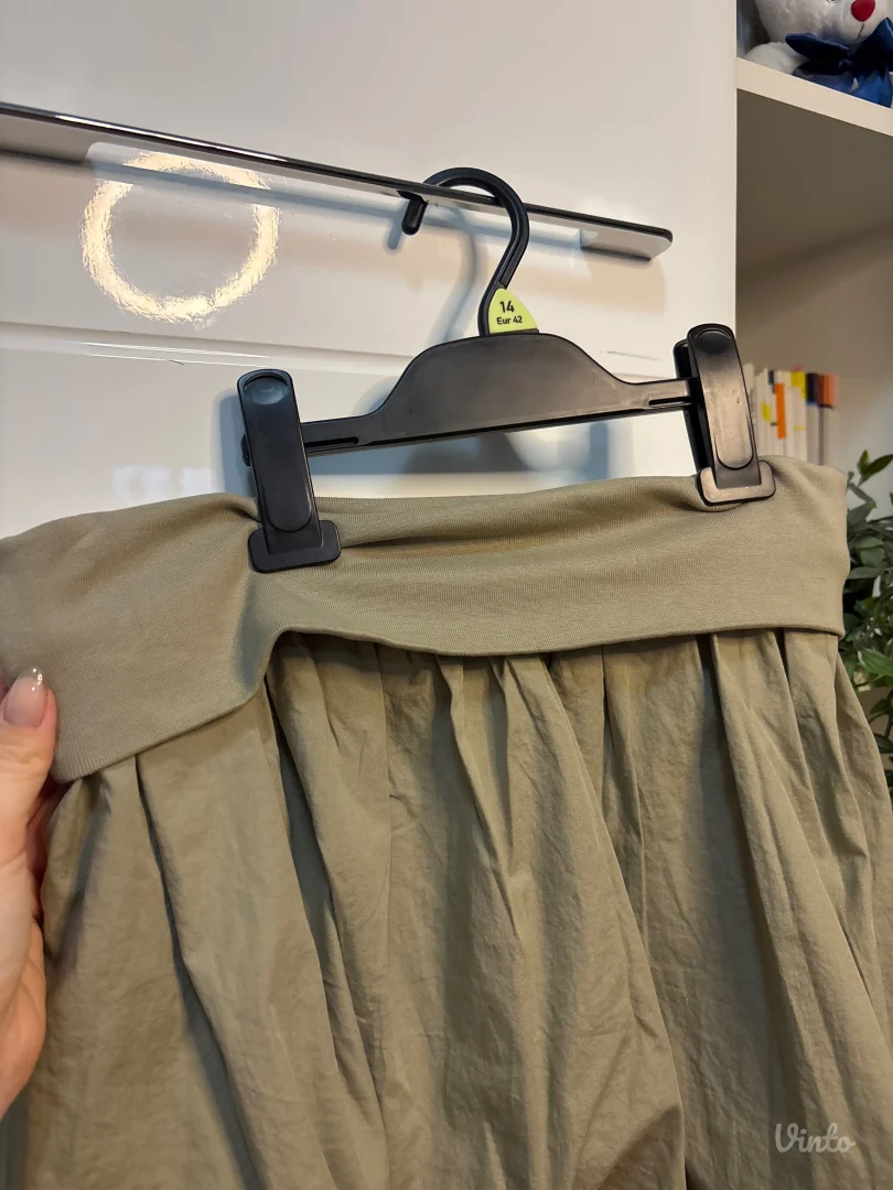 Bubble maslinasta mini suknja