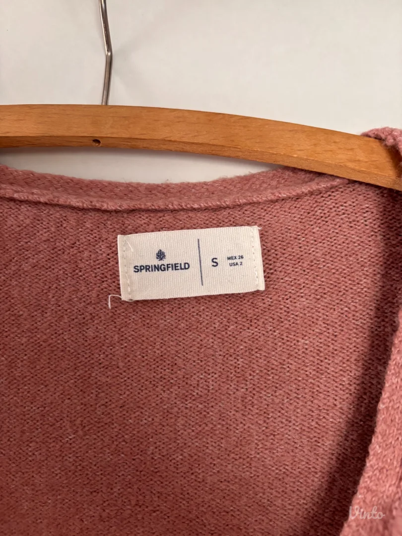 Springfield dusty pink kardigan