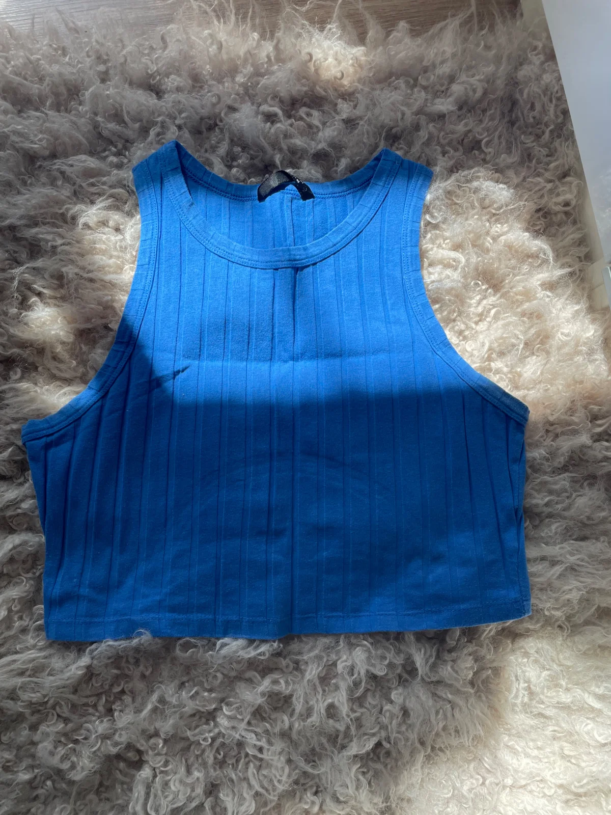 shein plavi top