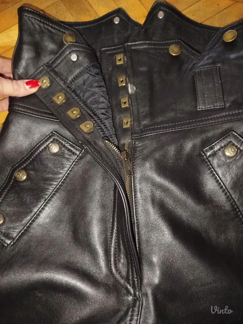 Jakna kozna plus pantalone