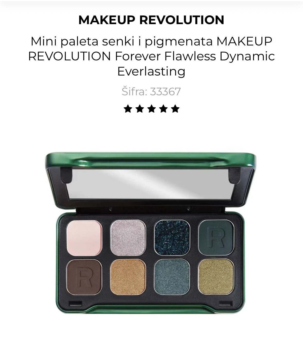 Mini paleta senki i pigmenata