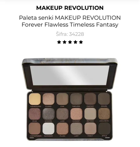 Make up Revolution paleta senki