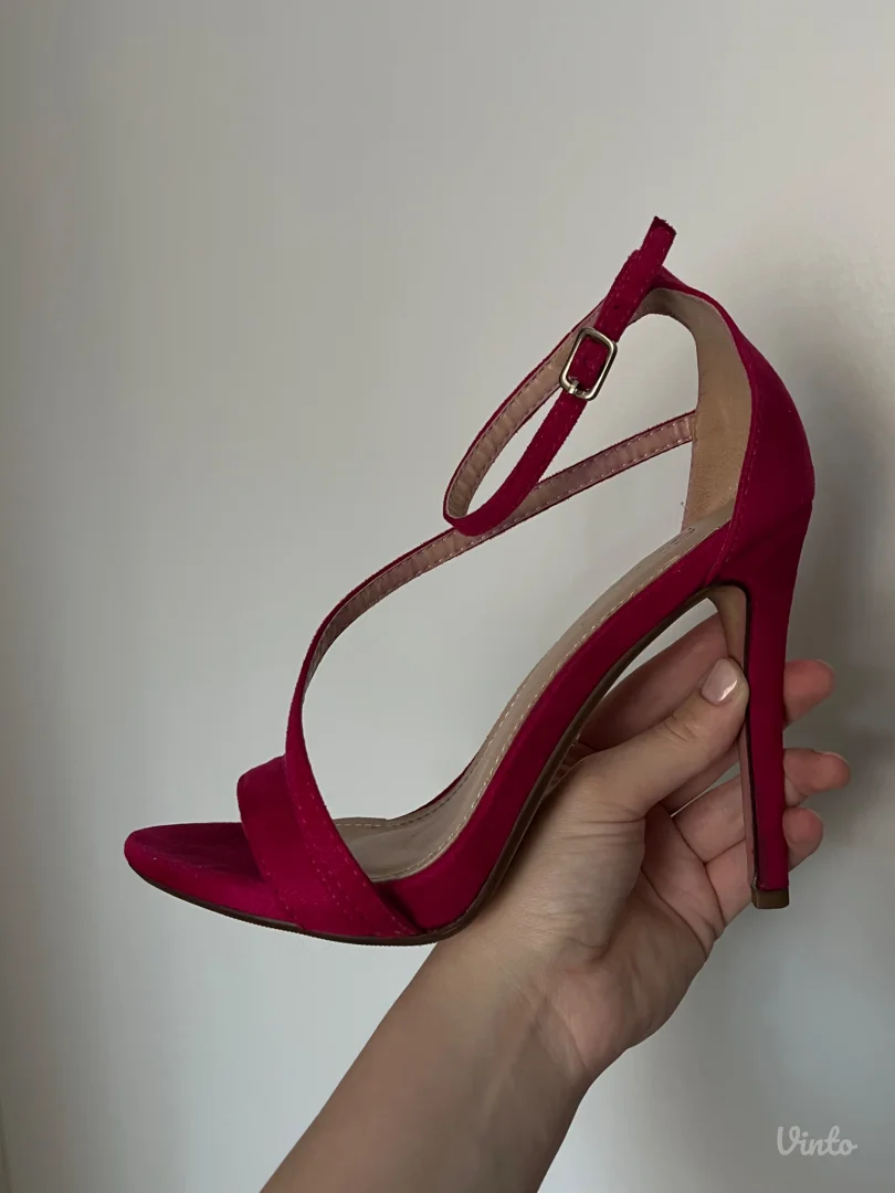 Seastar sandale na štiklu, roze-ljubičaste , br.38