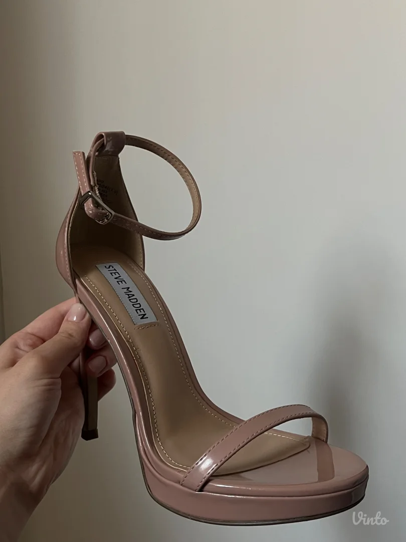 Steve Madden, sandale na štiklu, puder roze, 38