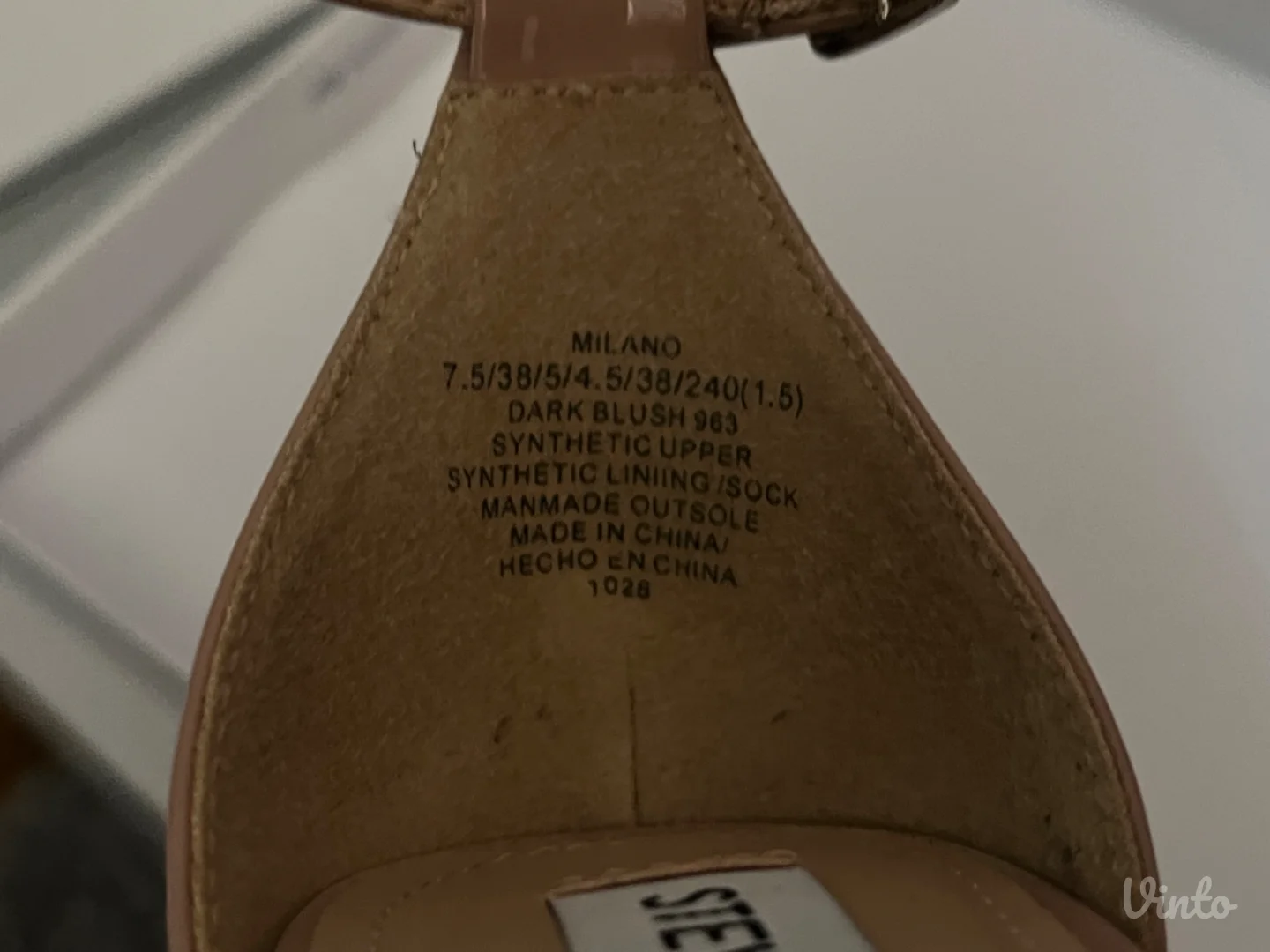 Steve Madden, sandale na štiklu, puder roze, 38