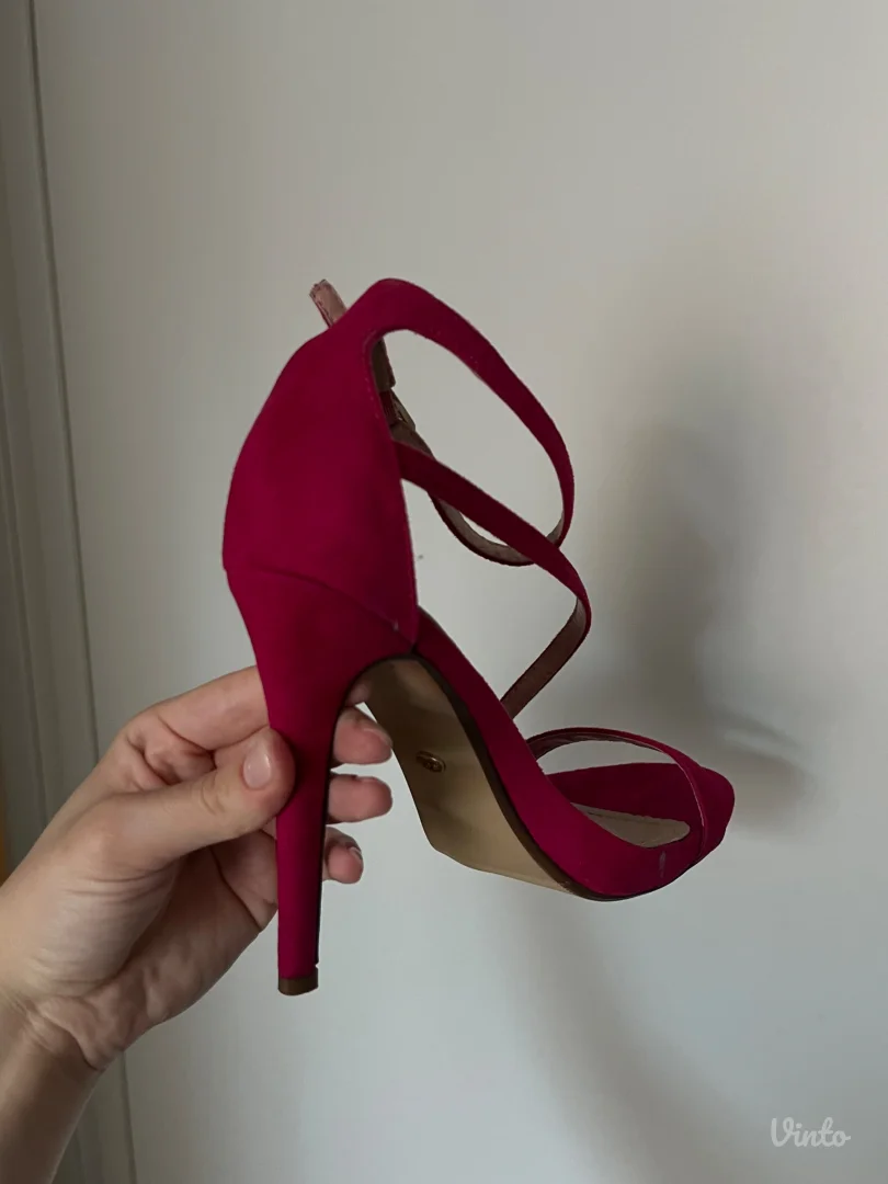 Seastar sandale na štiklu, roze-ljubičaste , br.38