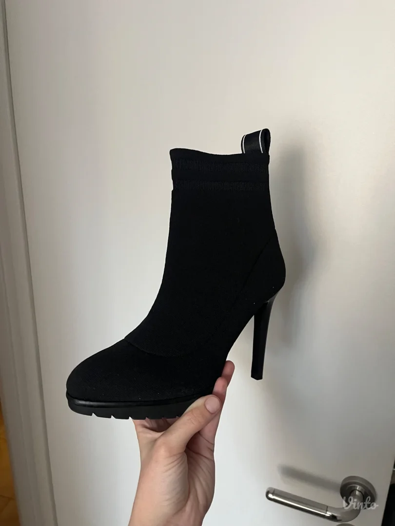 Replay čizme na štiklu, crne, br.38