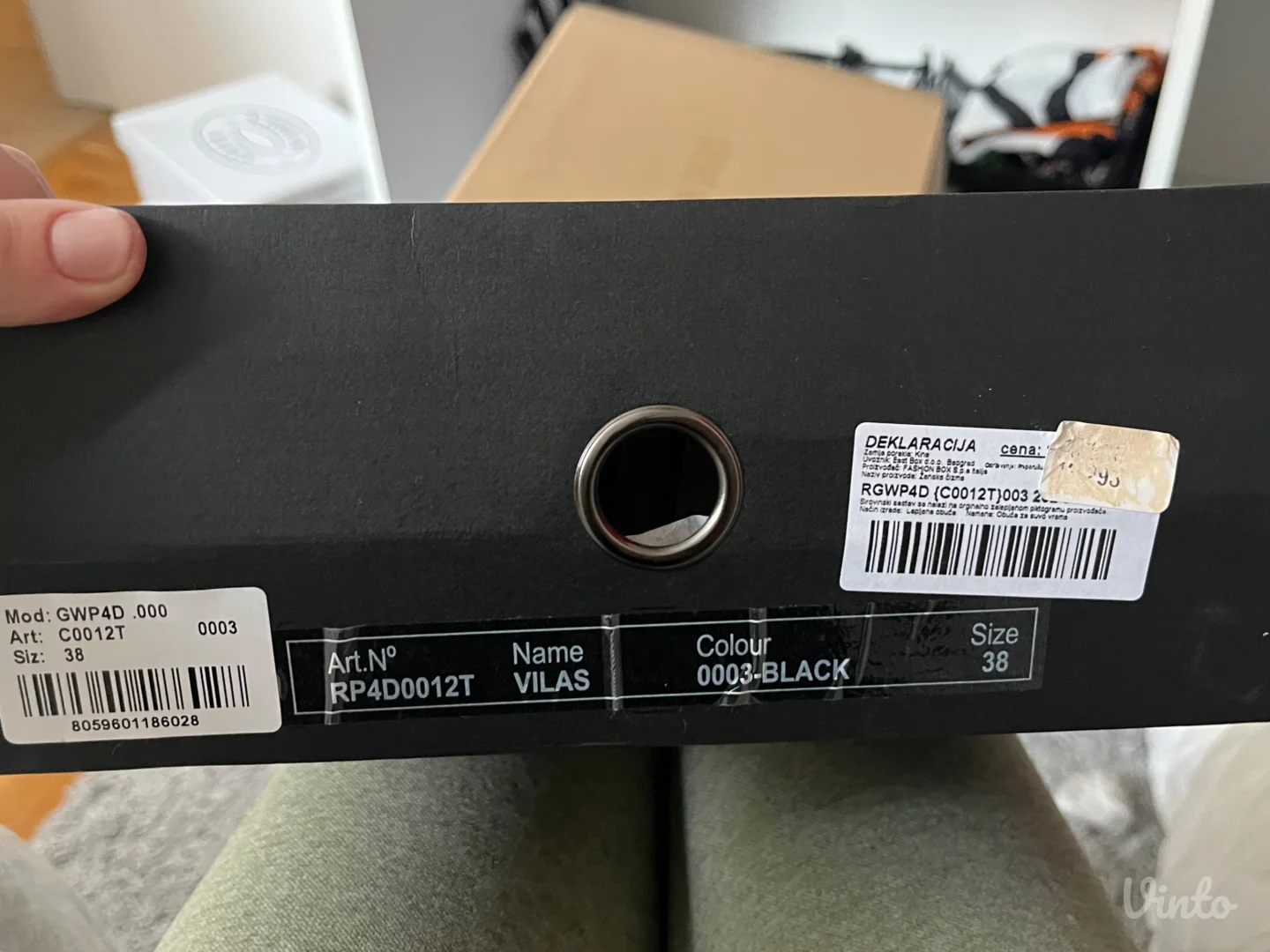 Replay čizme na štiklu, crne, br.38