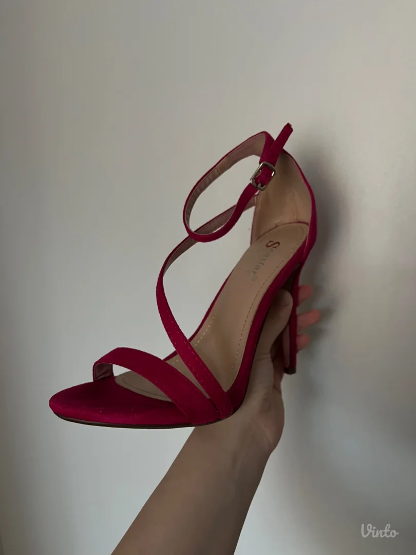 Seastar sandale na štiklu, roze-ljubičaste , br.38