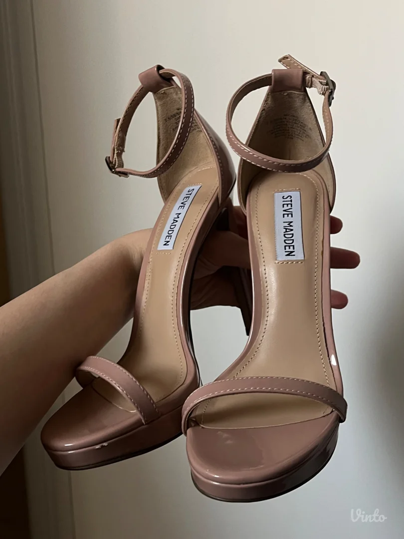 Steve Madden, sandale na štiklu, puder roze, 38