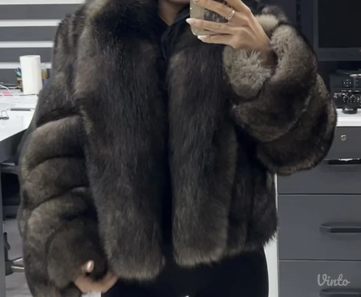 Bunda pravo krzno polarna lisica