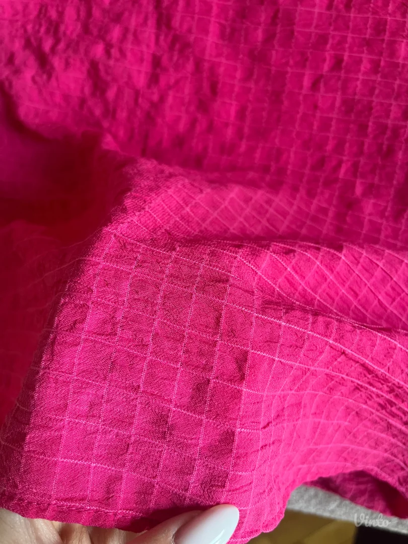 Stradivarius - Midi pink haljina