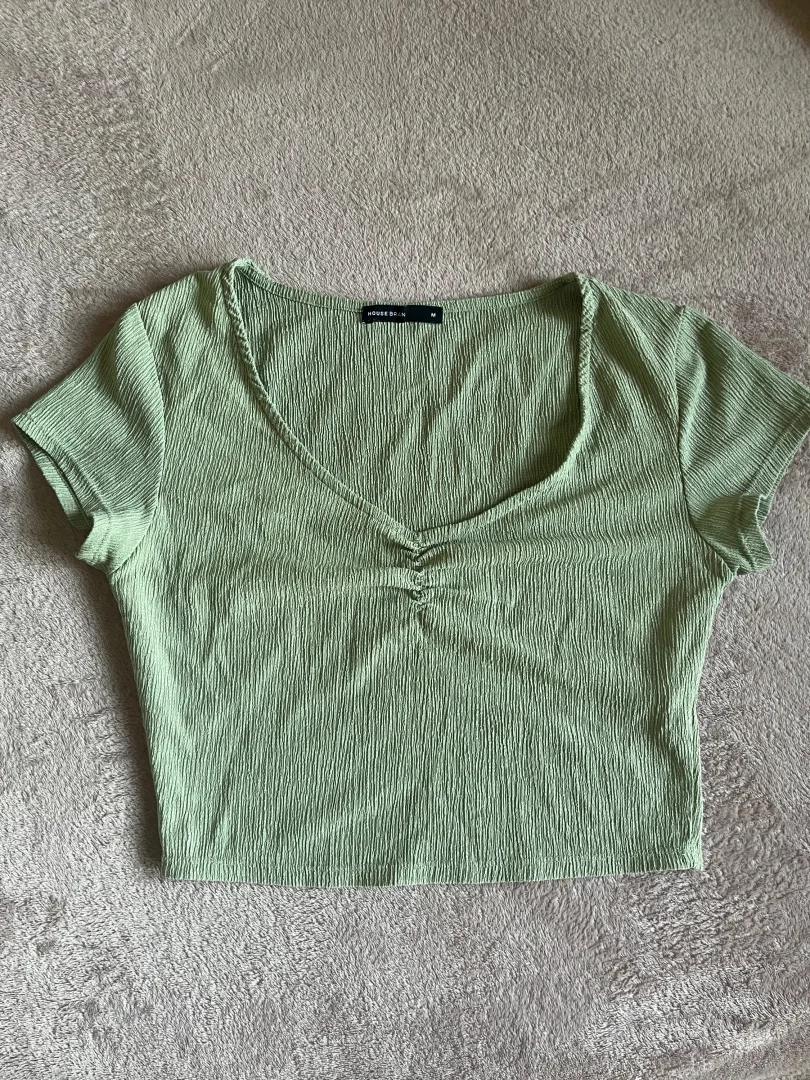 House - zeleni crop top