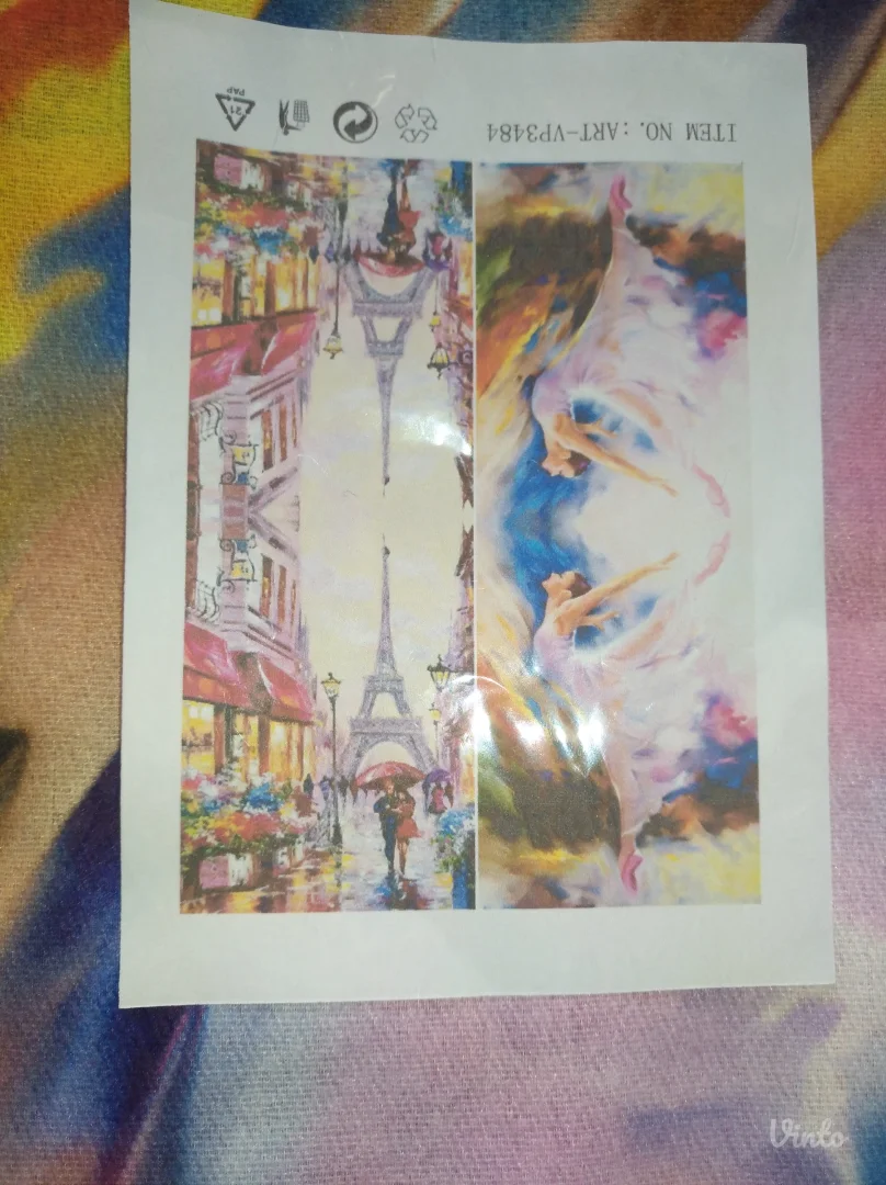 NOVO marama sa dva lica Pariz Ajfelov toranj / balerina