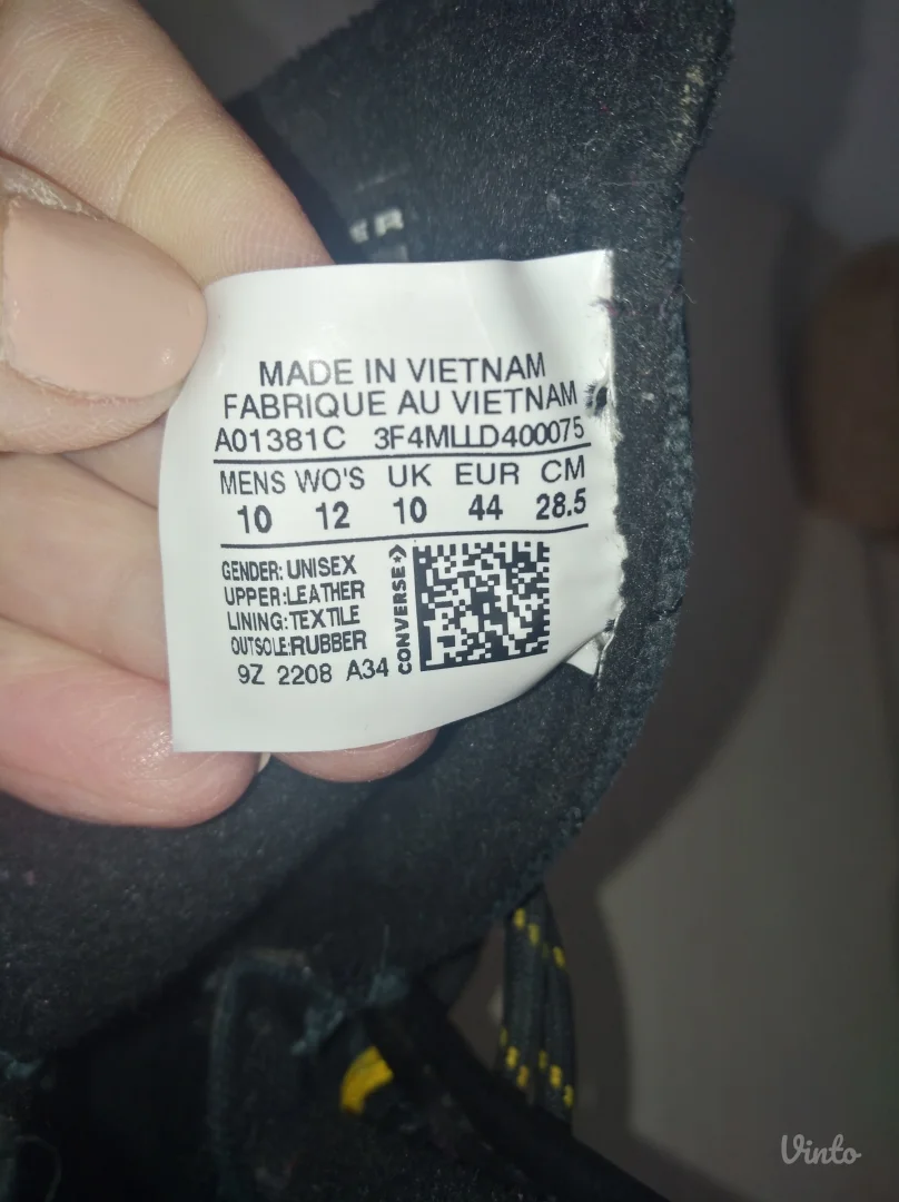 Converse All Star vodootporne duboke muške patike br 44