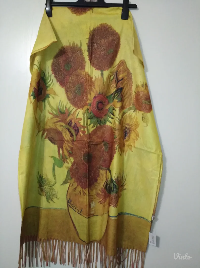 NOVO šal / marama i rukavice Vinsent Van Gogh Suncokret
