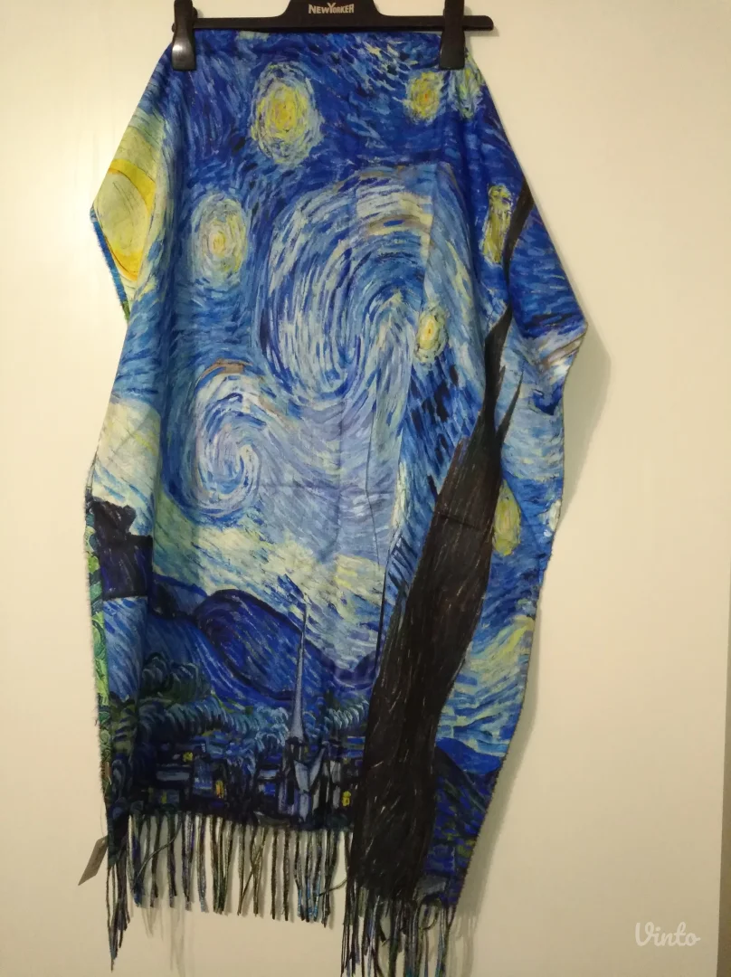 NOVO šal-marama, rukavice Vinsent Van Gogh Starry Night