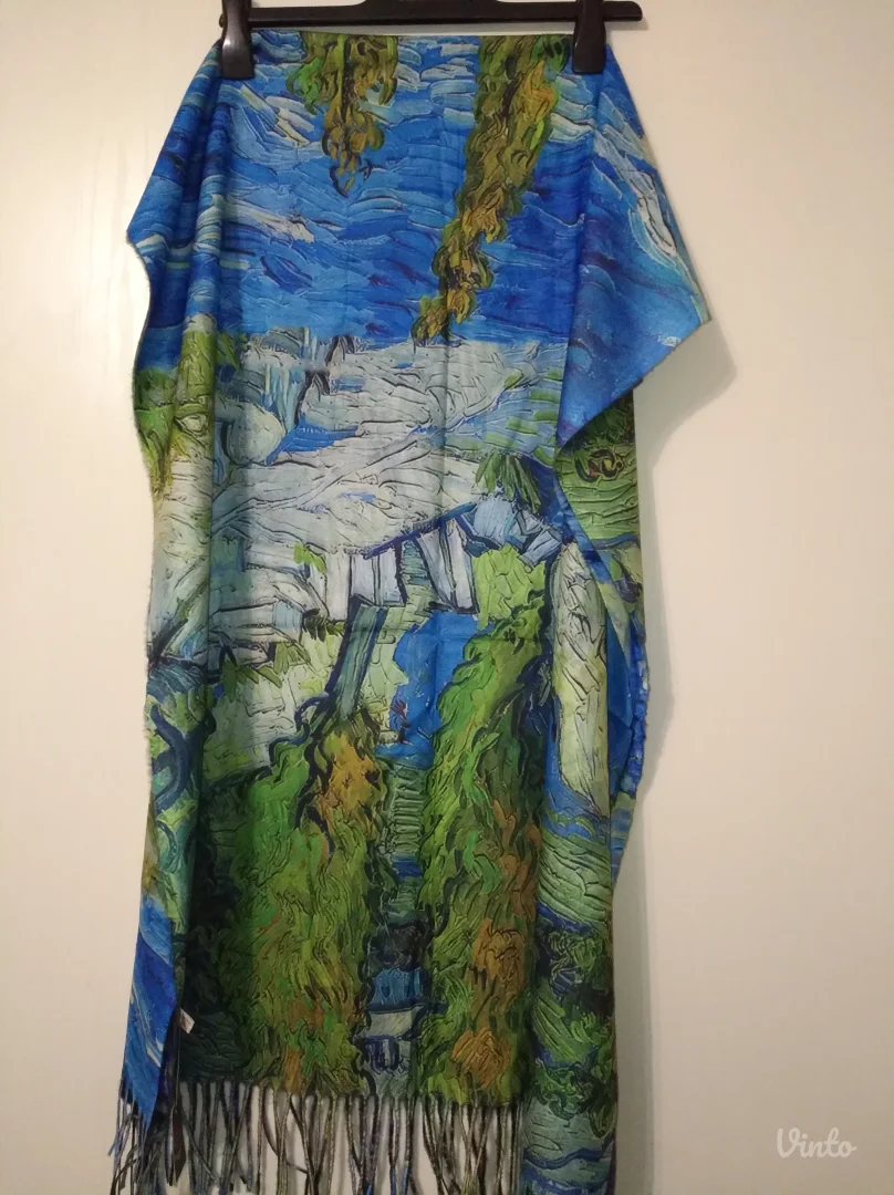 NOVO šal-marama, rukavice Vinsent Van Gogh Starry Night