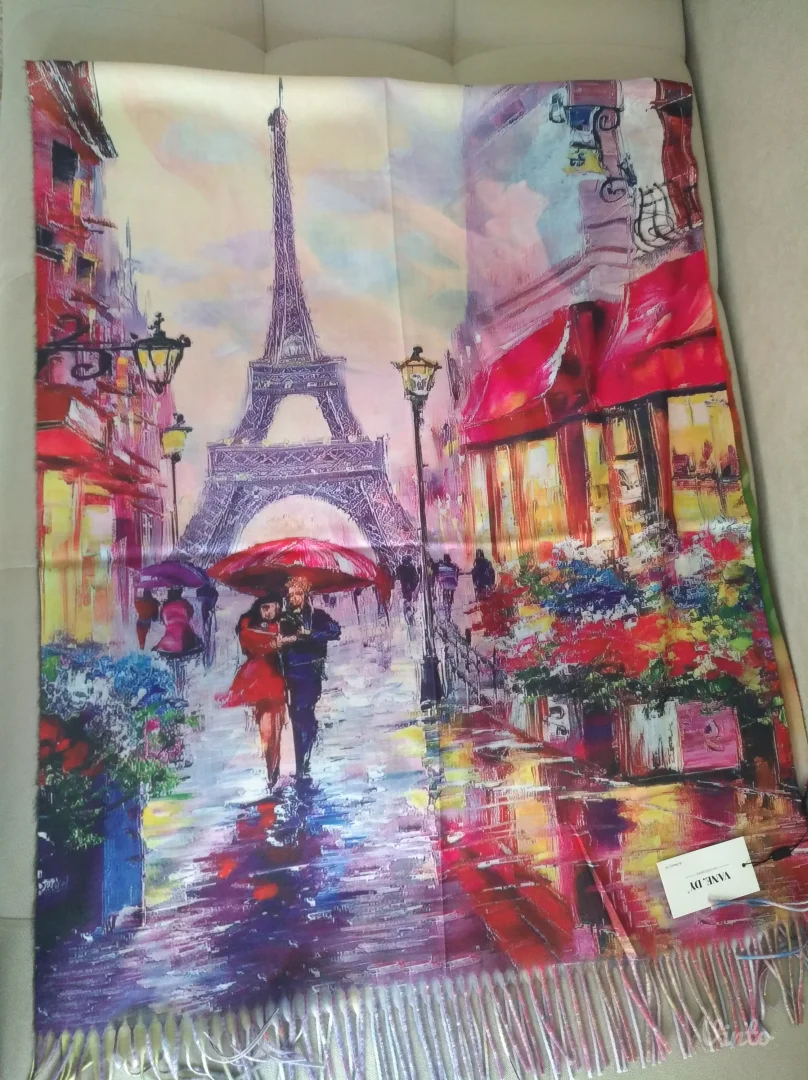 NOVO marama sa dva lica Pariz Ajfelov toranj / balerina