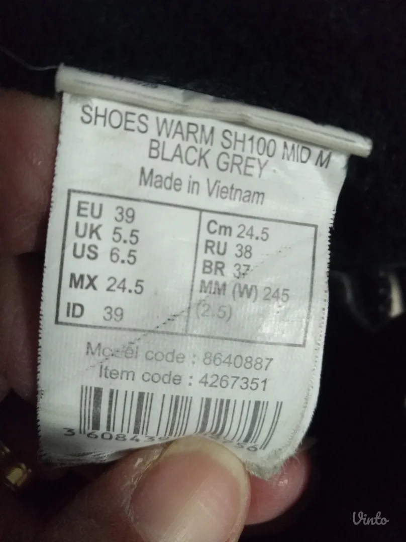 Quechua unisex ultra-tople i vodootporne cipele br 39