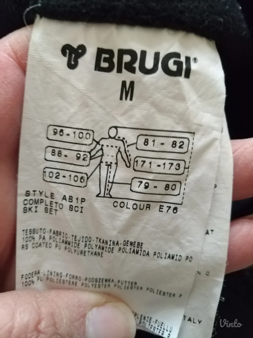 "BRUGI" ski pantalone vel. M