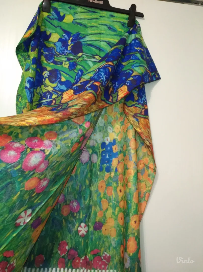 NOVO šal / marama i rukavice Vinsent Van Gogh Irisi