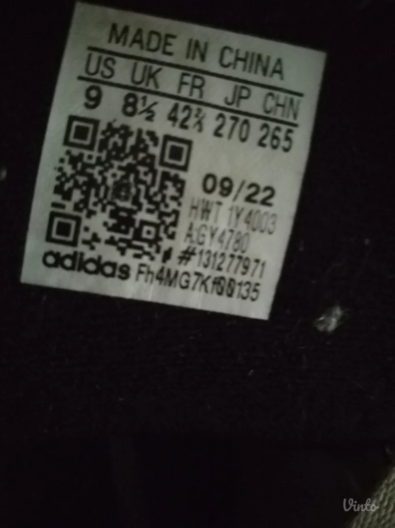 Adidas muske patike br 42,5 ( 27 cm) ORIGINAL