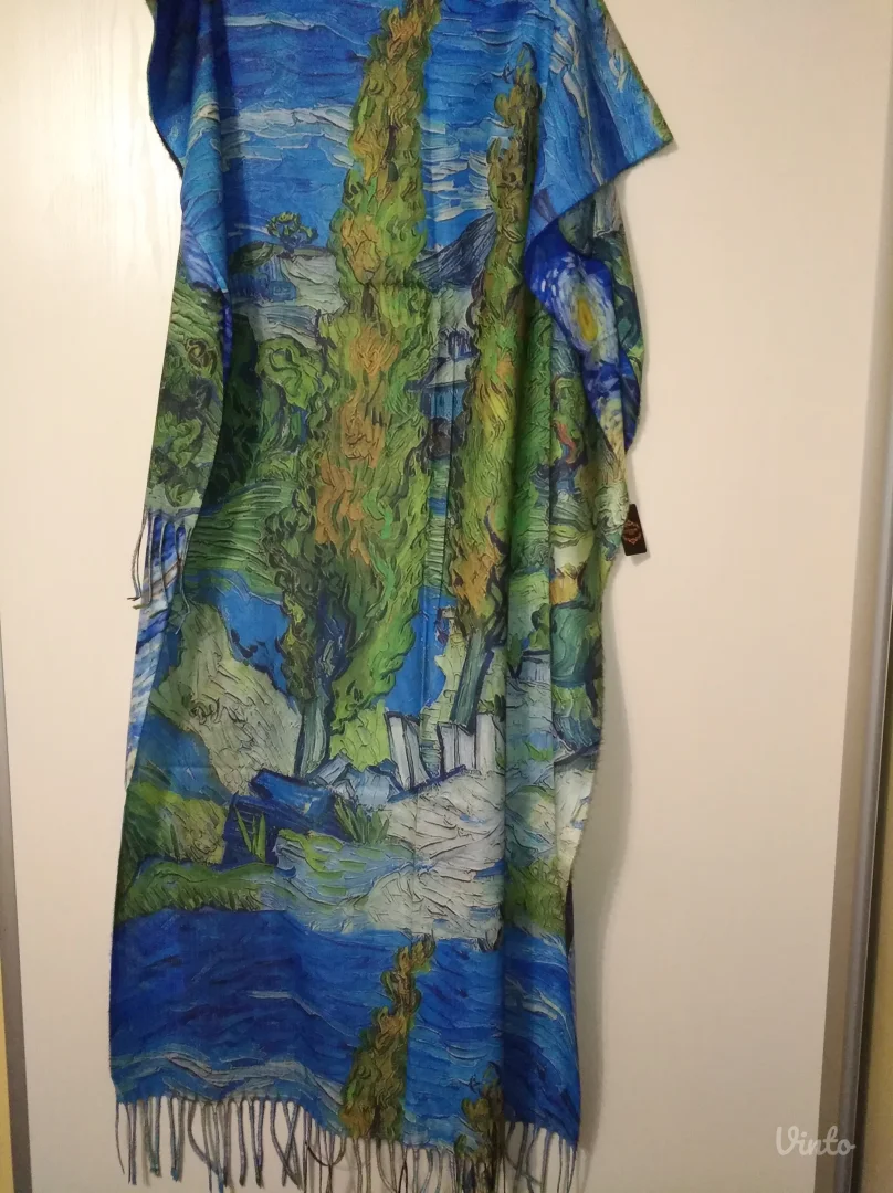 NOVO šal-marama, rukavice Vinsent Van Gogh Starry Night