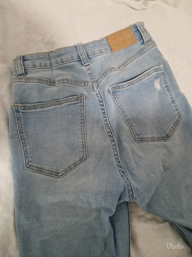 Bershka High Wasted Skinny Farmerke