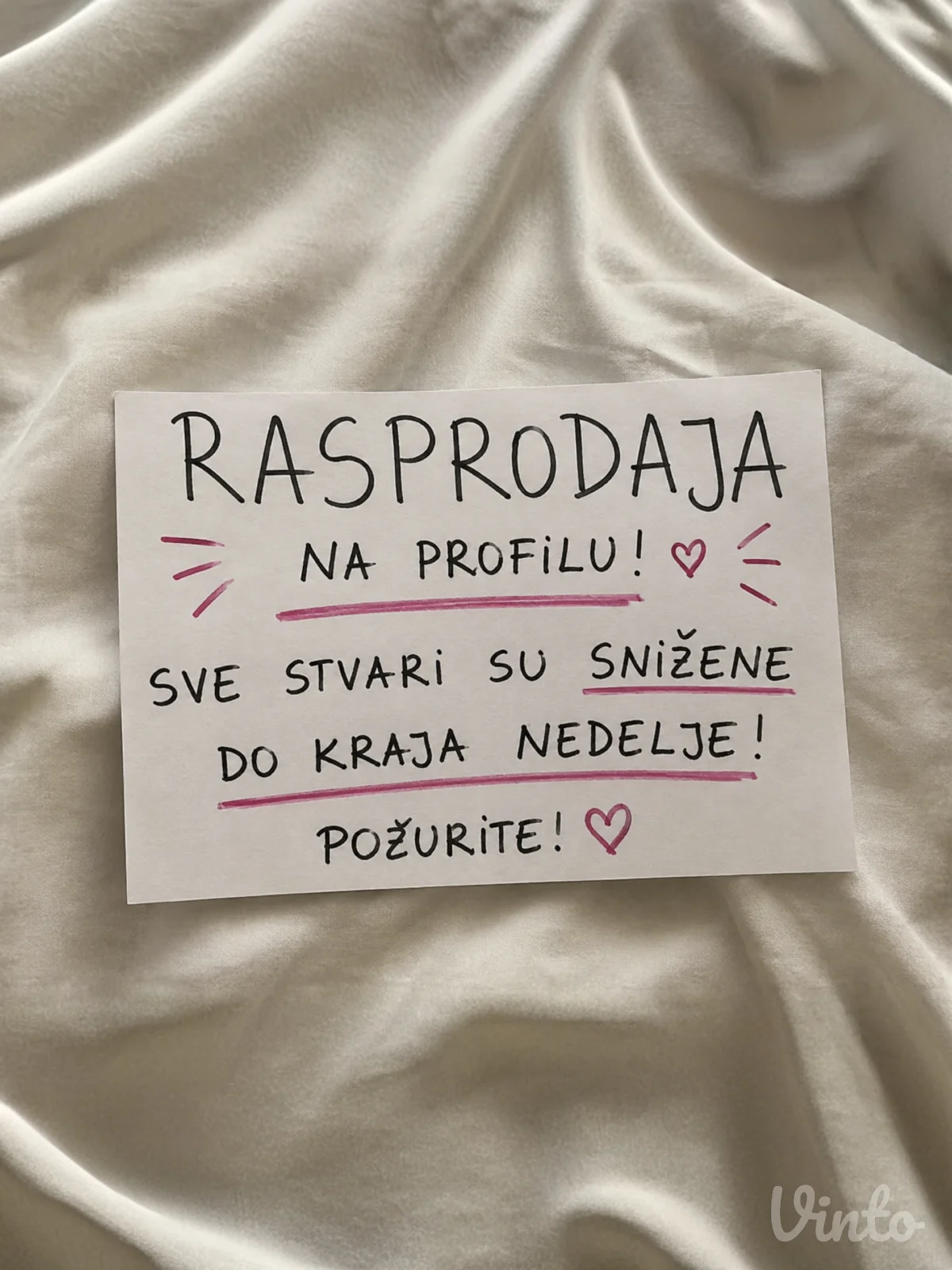 Rasprodaja na profilu