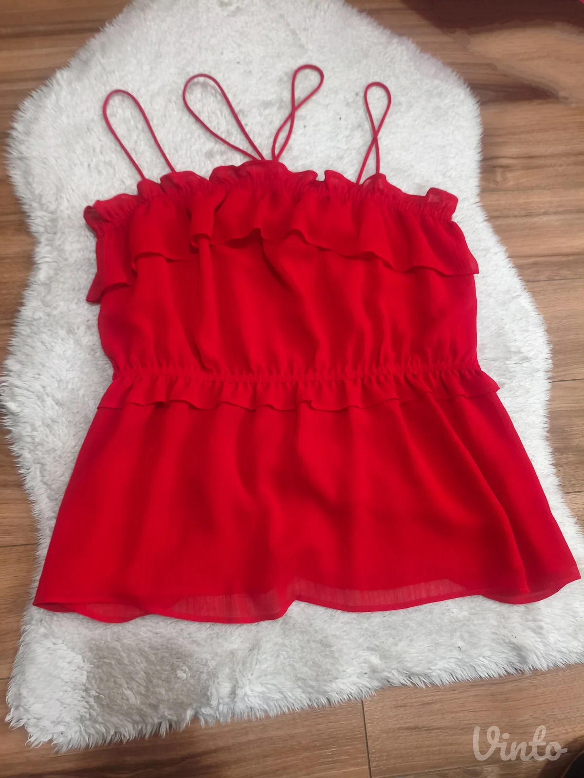 H&M crveni top